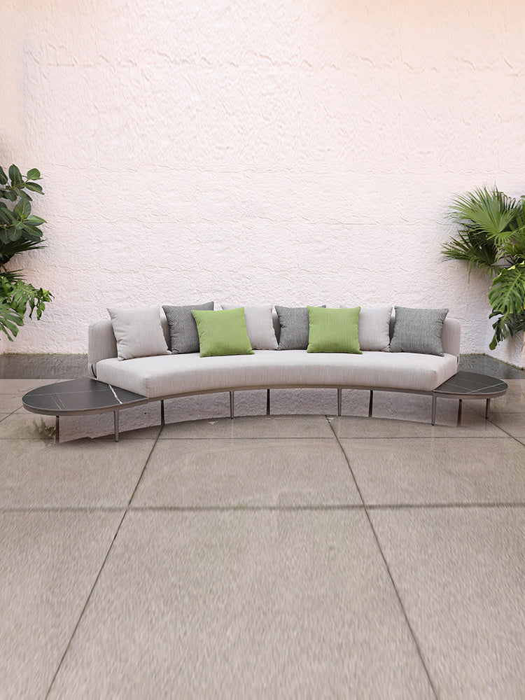 Aluminum sofa