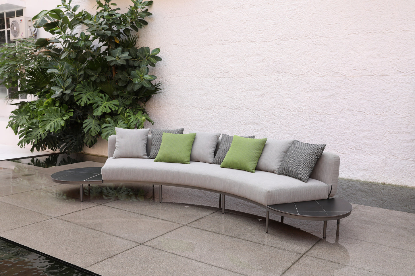 Aluminum sofa