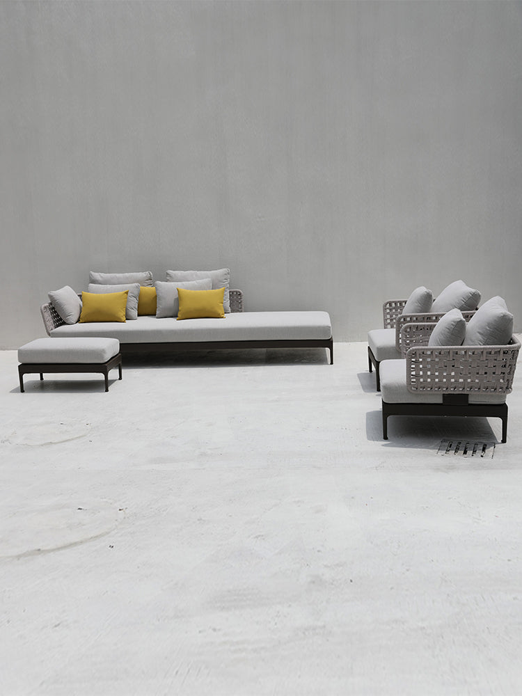 Aluminum sofa