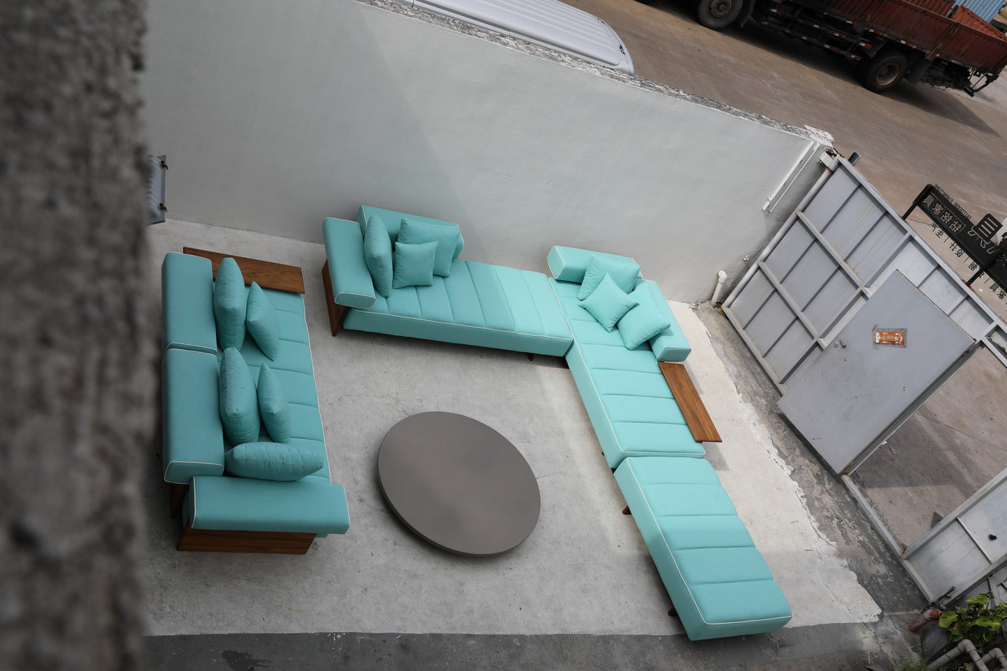 Teak sofa