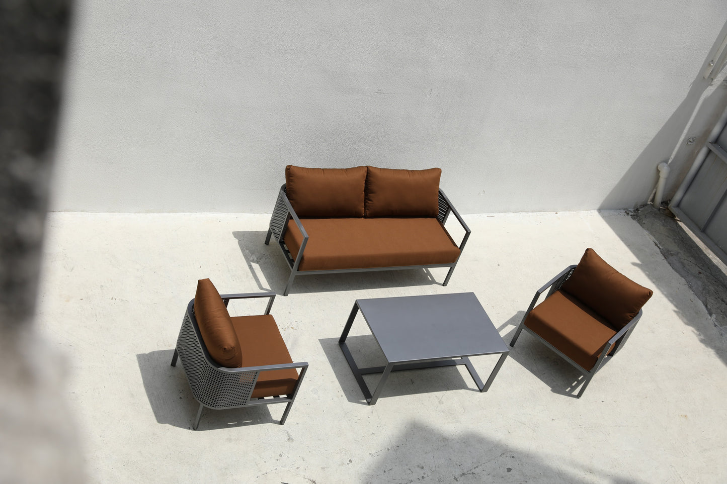Aluminum sofa