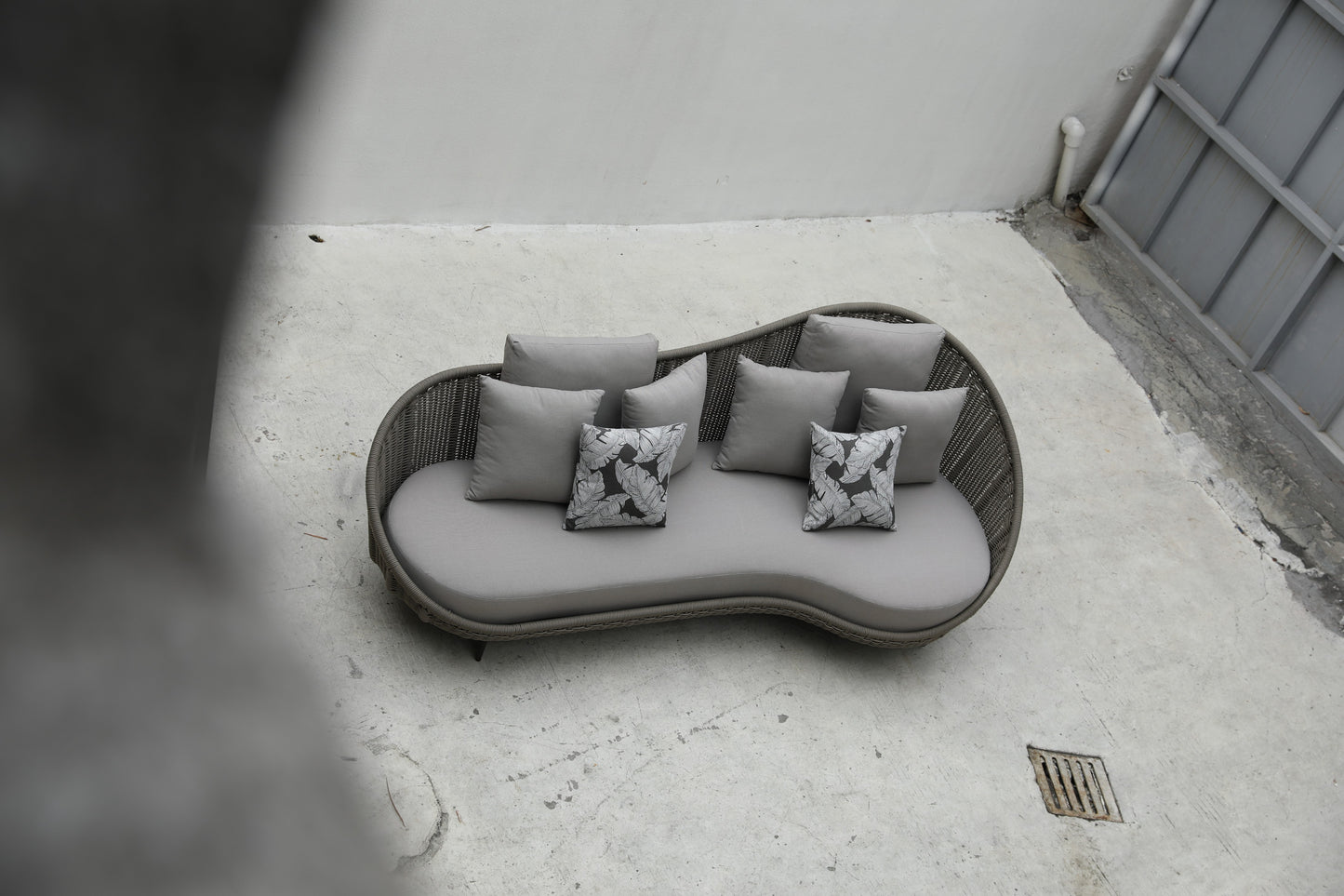 Aluminum sofa