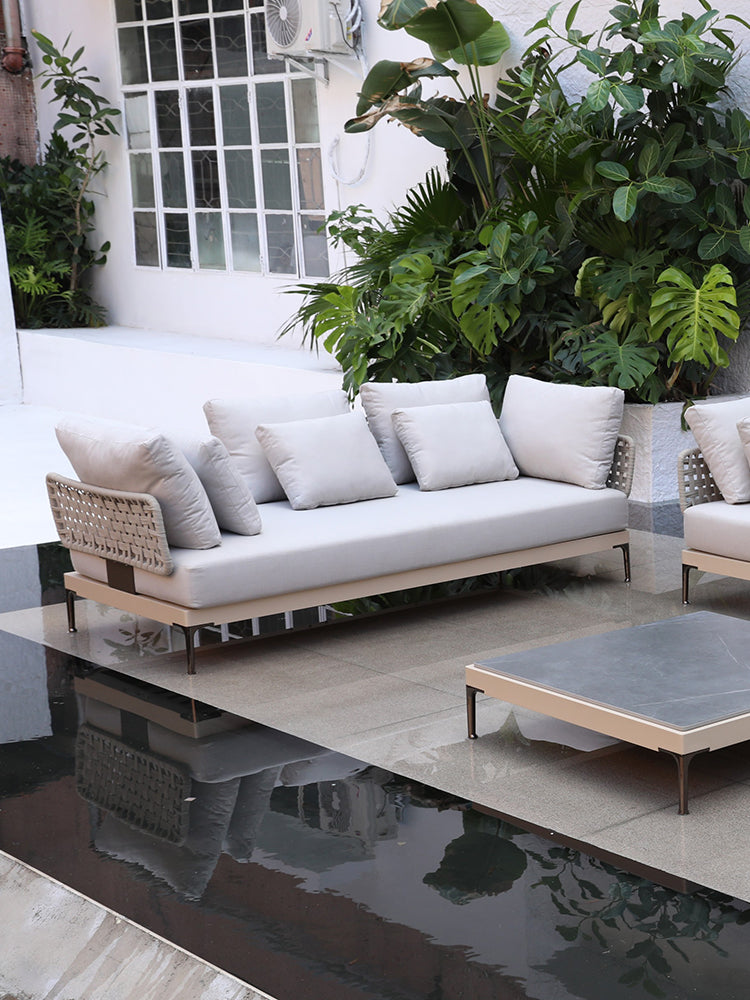Aluminum sofa