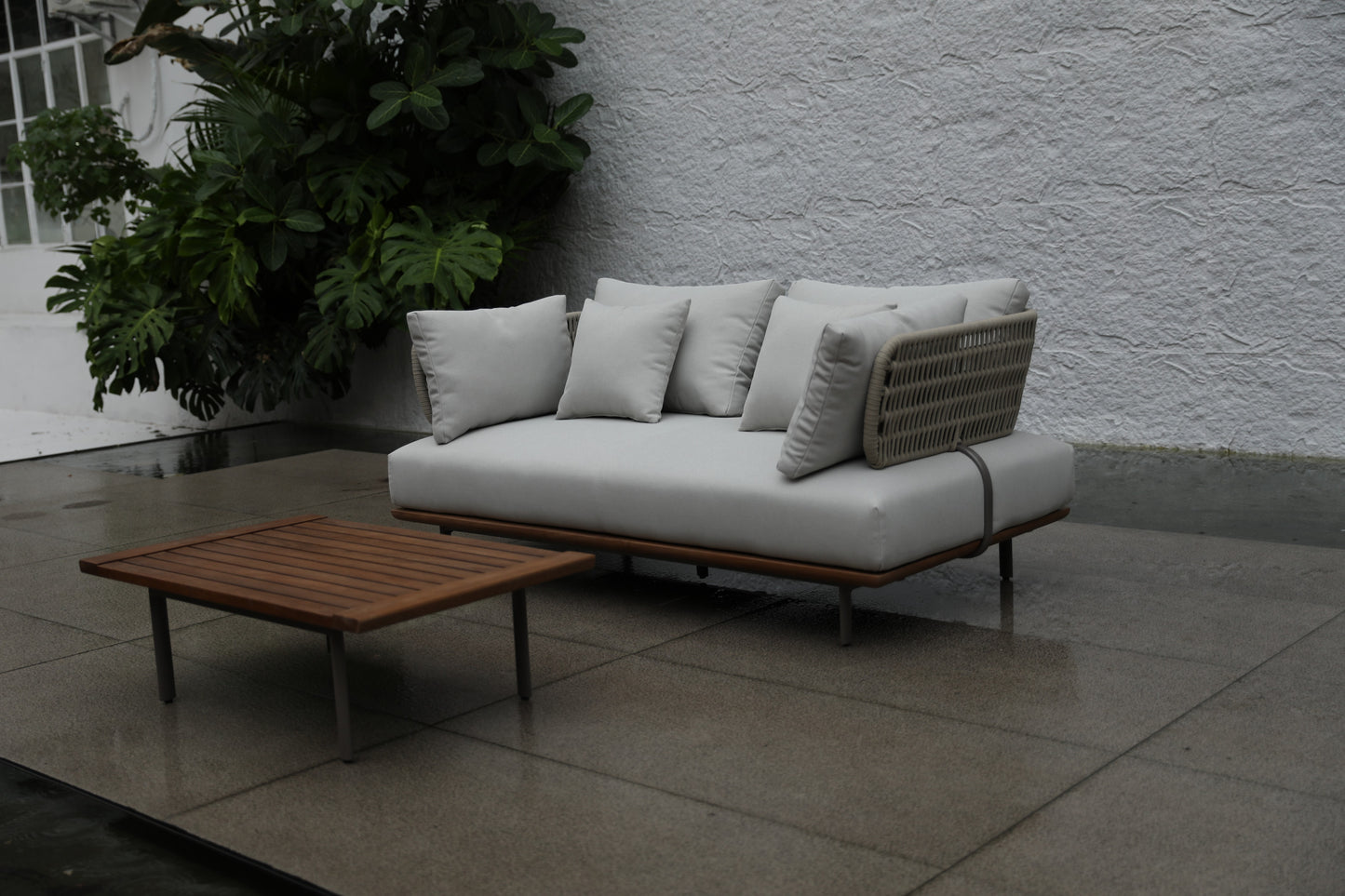 Teak sofa