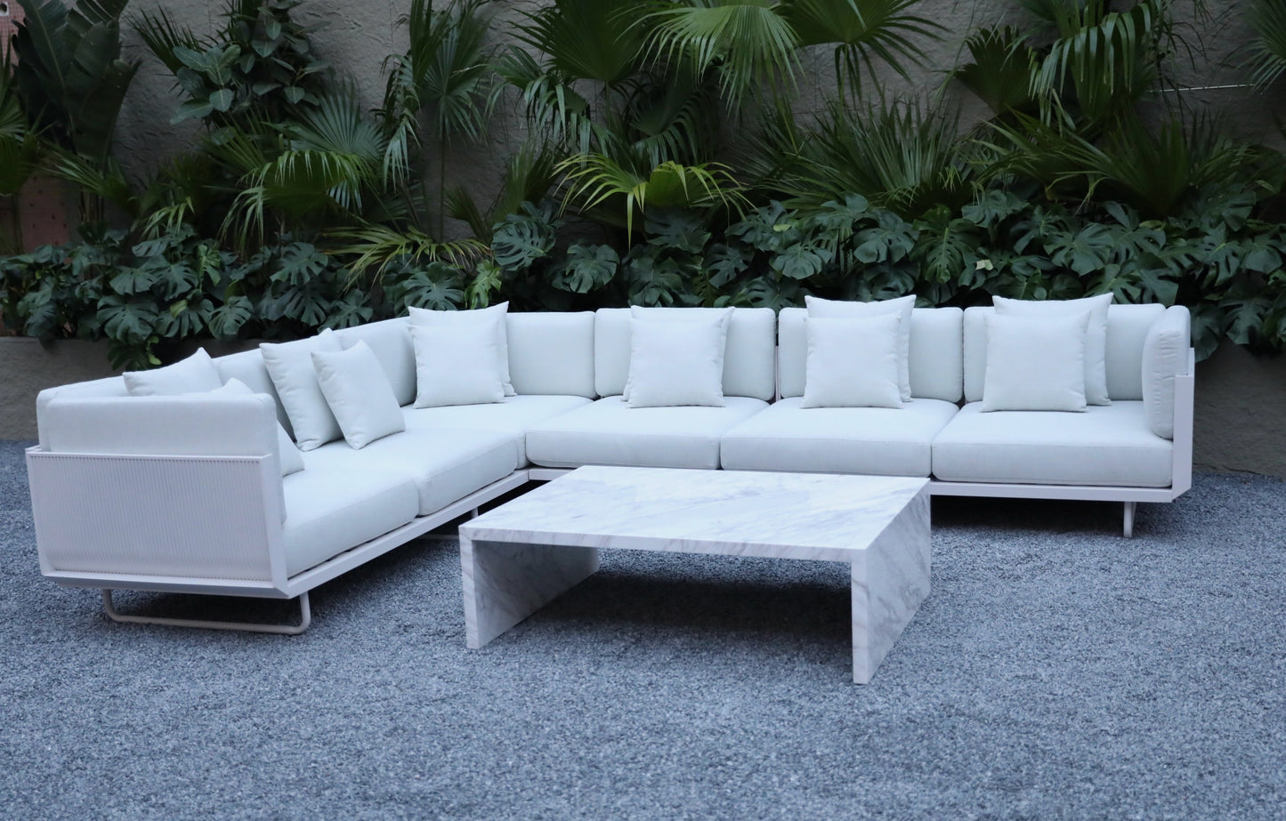 Aluminum sofa