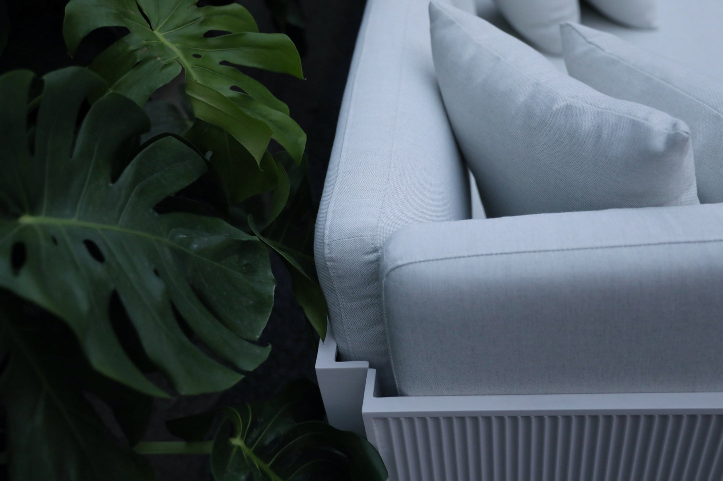 Aluminum sofa