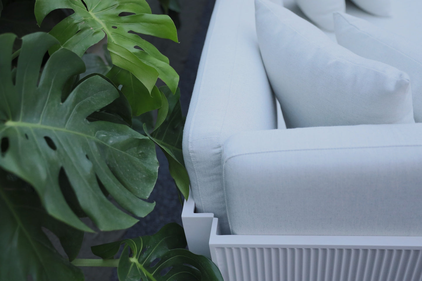 Aluminum sofa