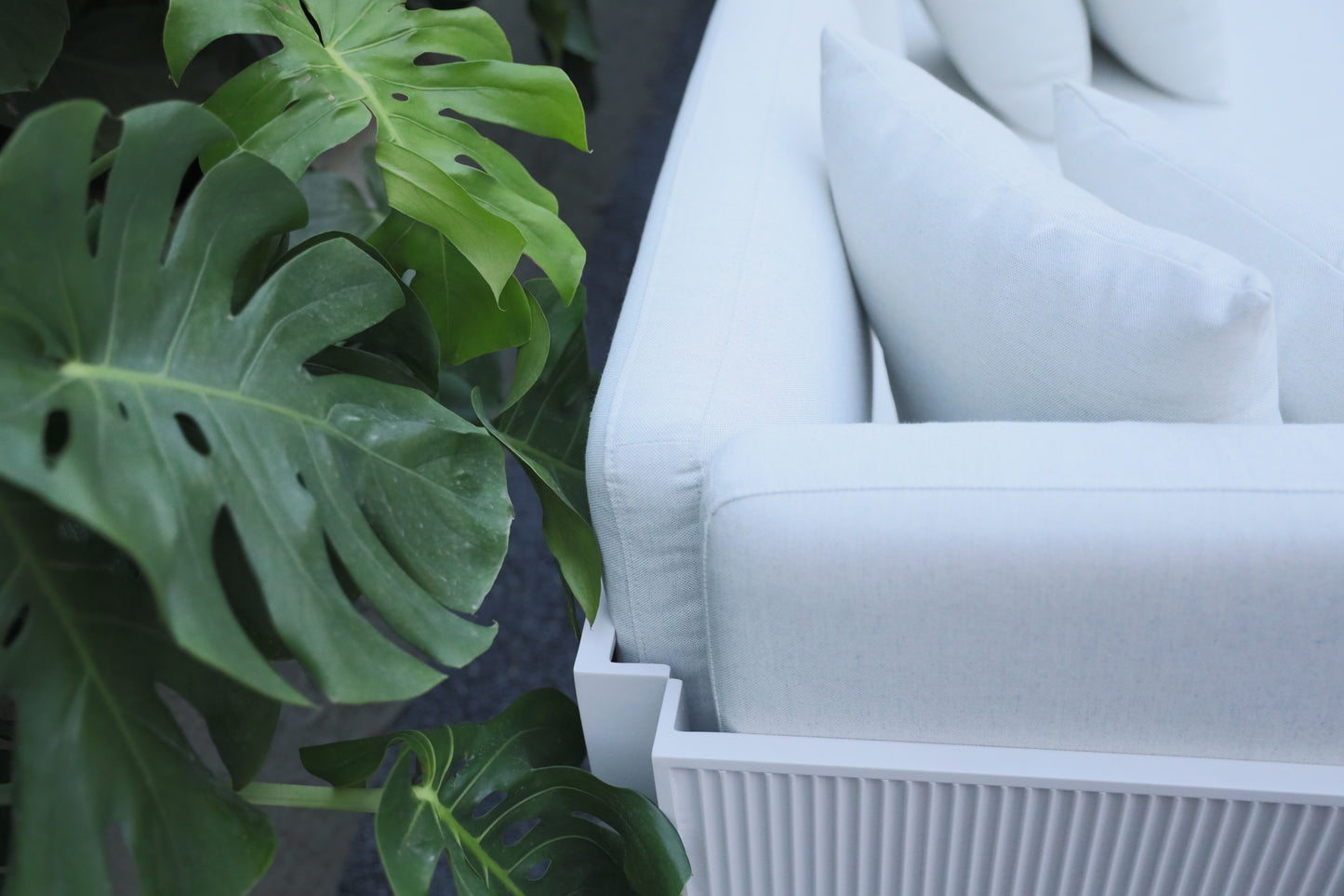 Aluminum sofa