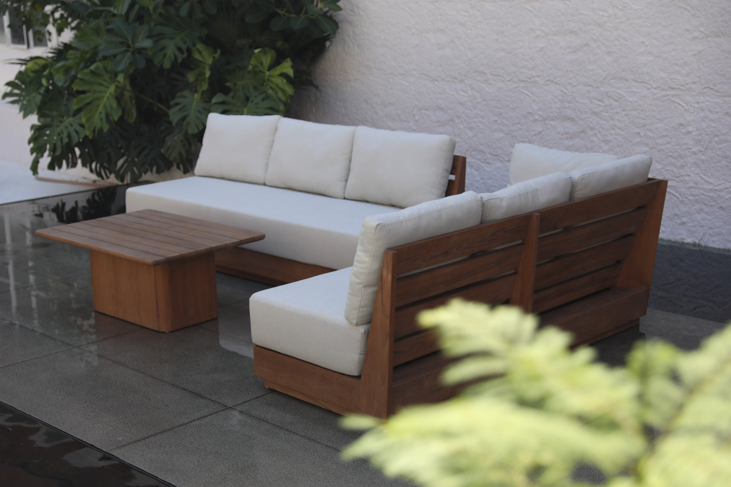 Teak sofa