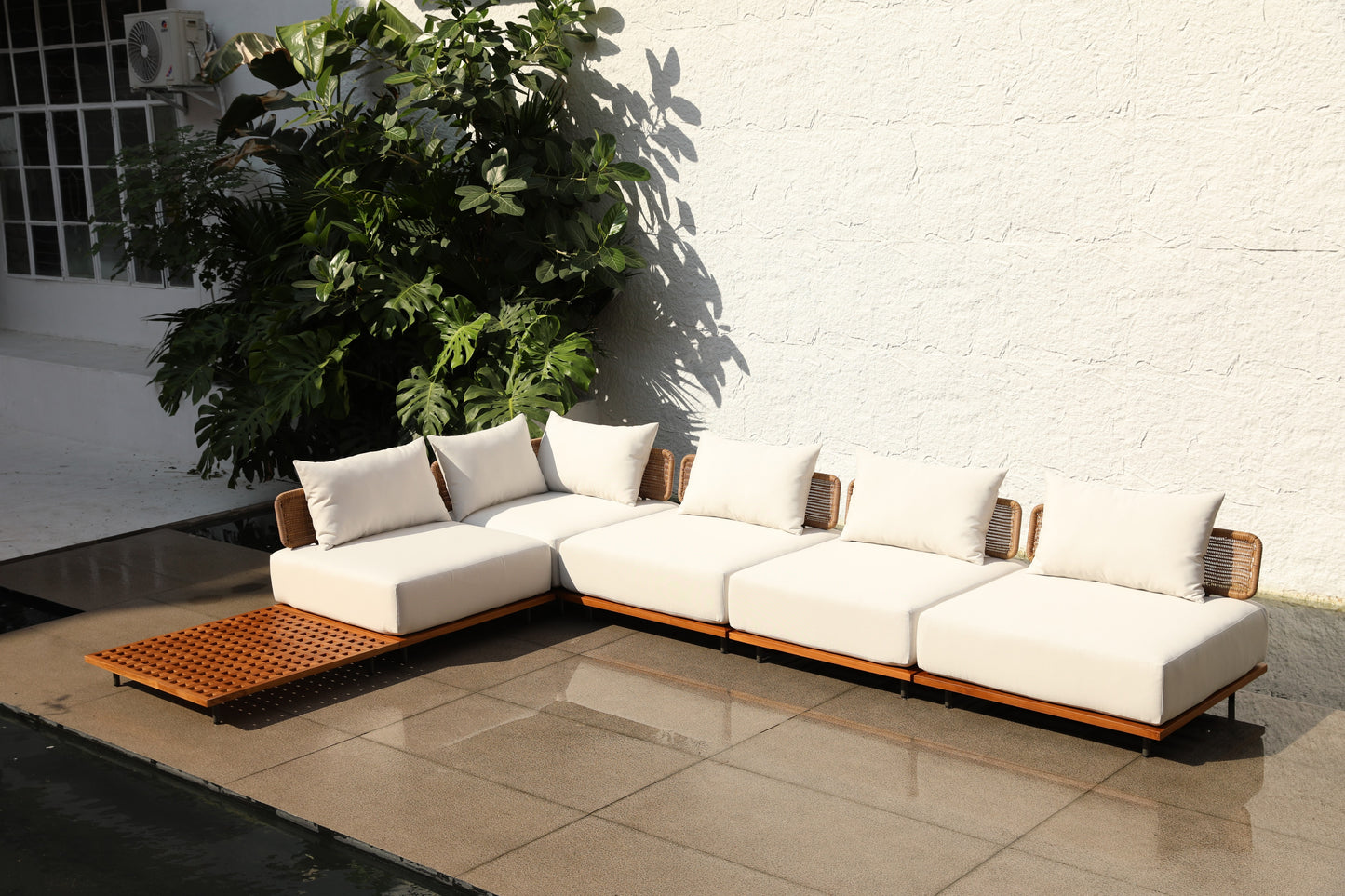 Teak sofa