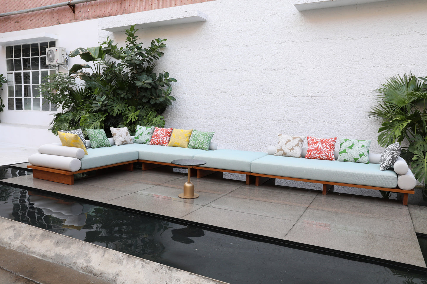 Teak sofa