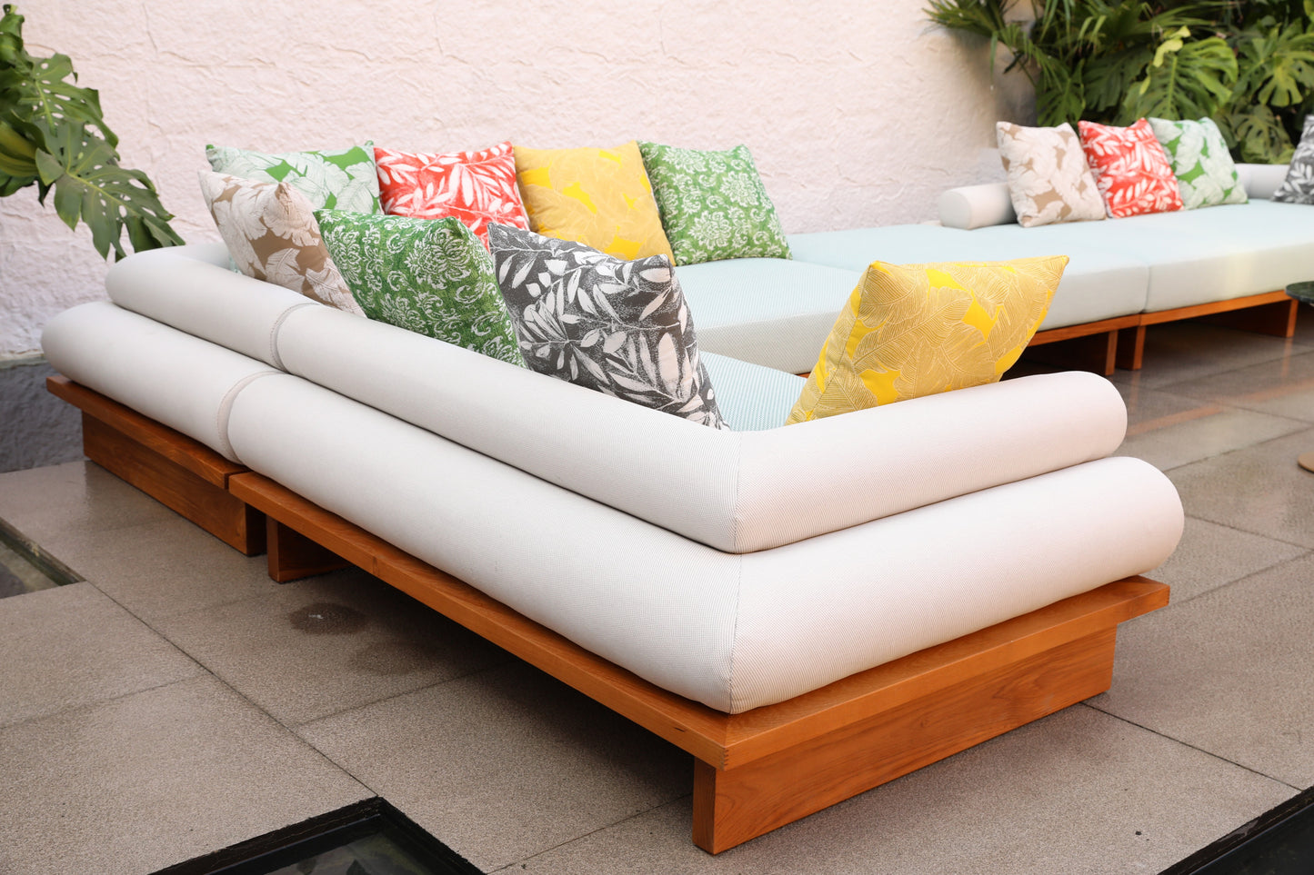 Teak sofa