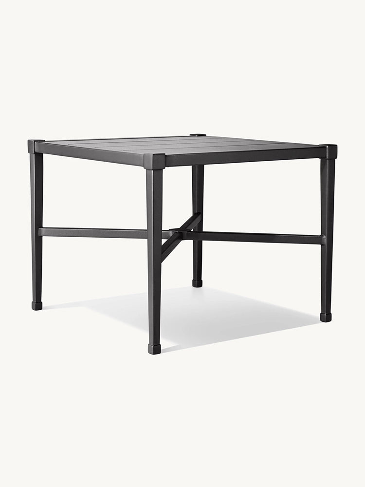 RH Trousdale Cast Aluminum Square Side Table