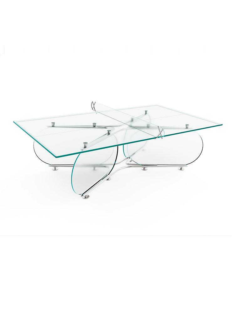 Qiocare Infinity-Glass Ping Pong Table