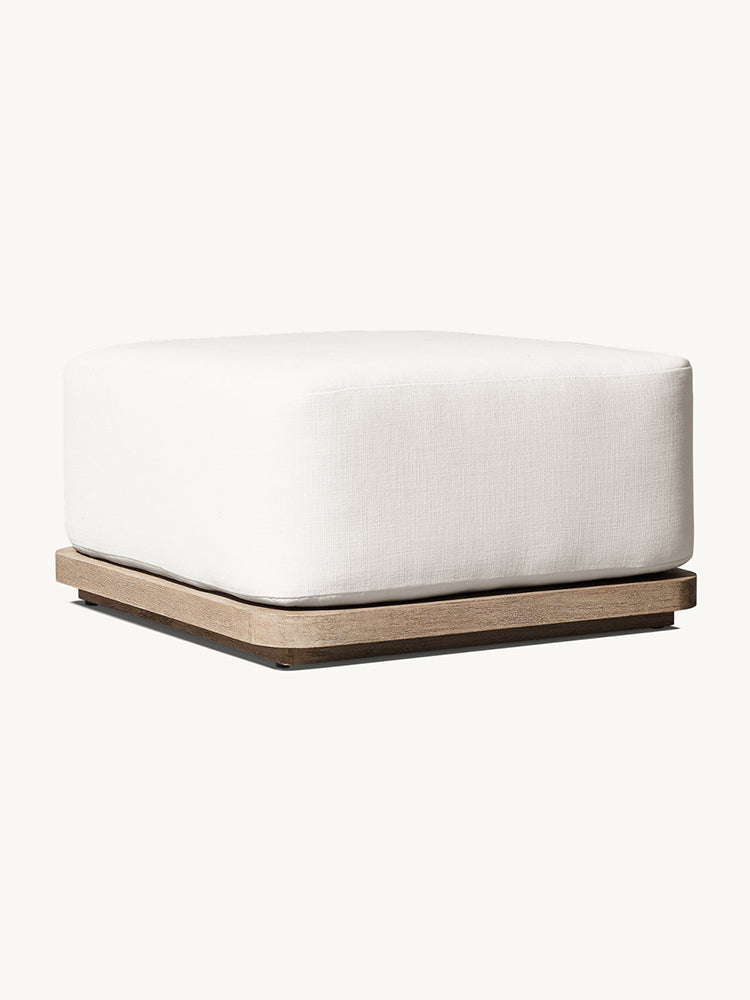 RH Prado Teak Ottoman