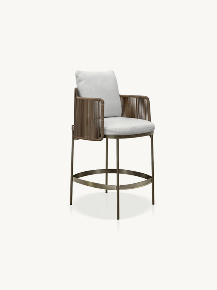 Minotti Tape Outdoor Bar Chair