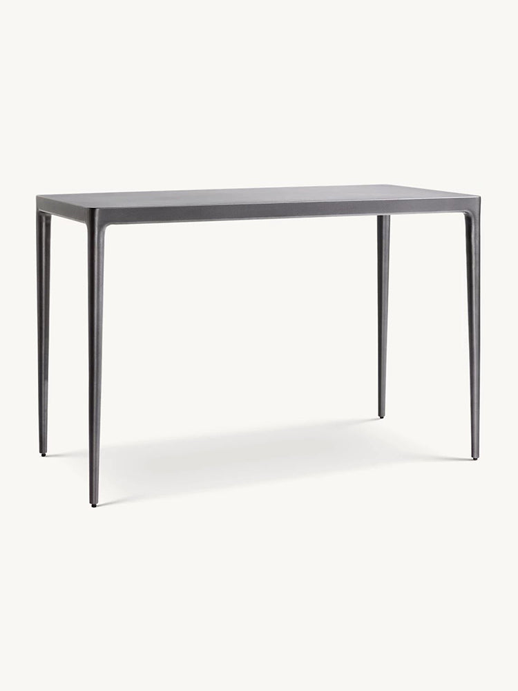 RH Laurel Aluminum Bar Table
