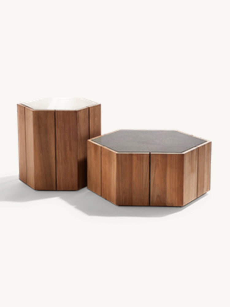 Tribu Hexagon Outdoor Side Table