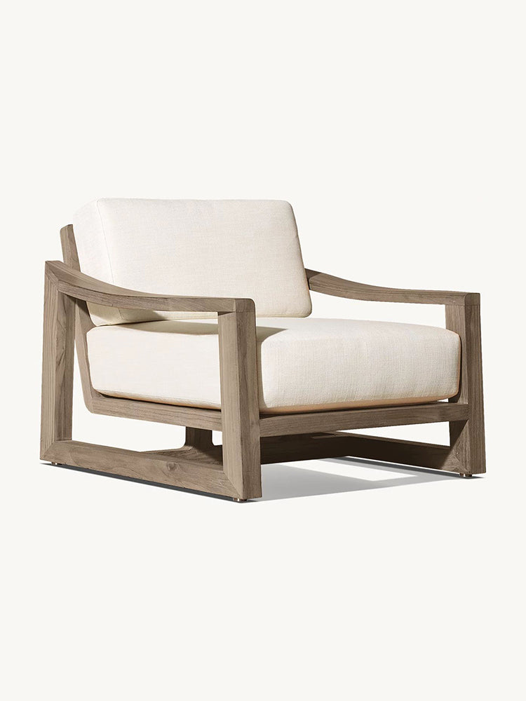 RH Sebastian Teak Lounge Chair