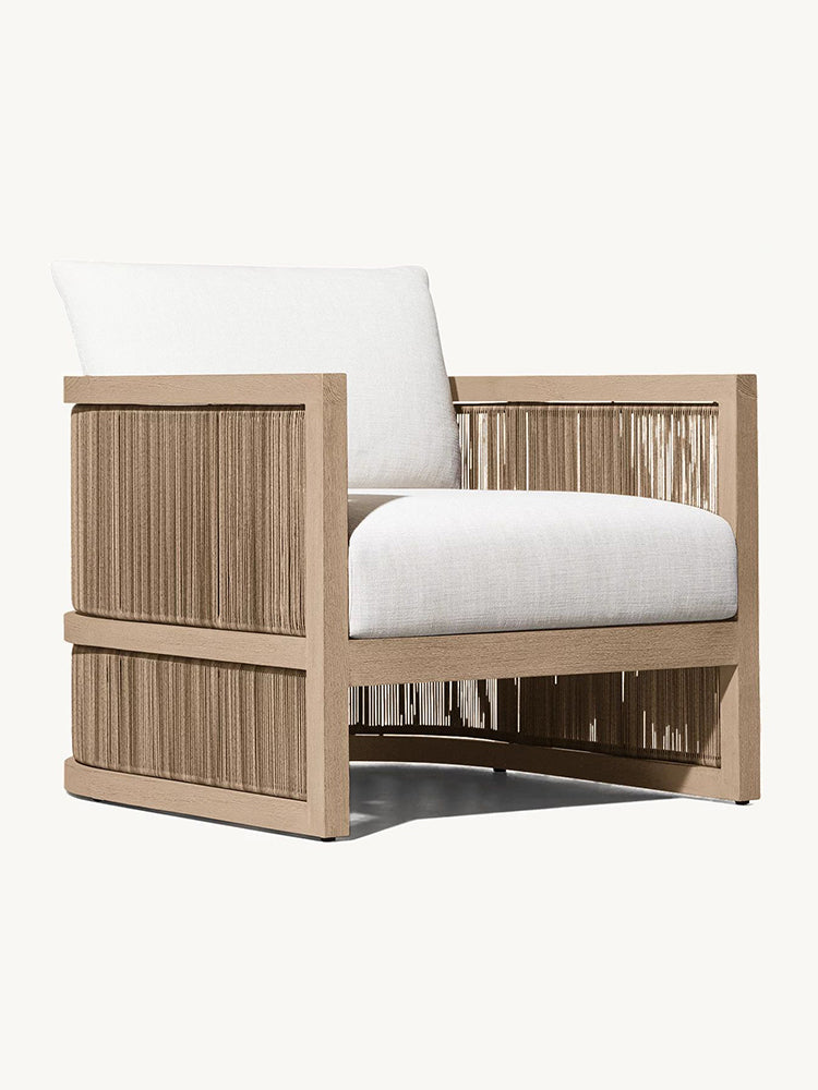 RH Capri Teak Lounge Chair