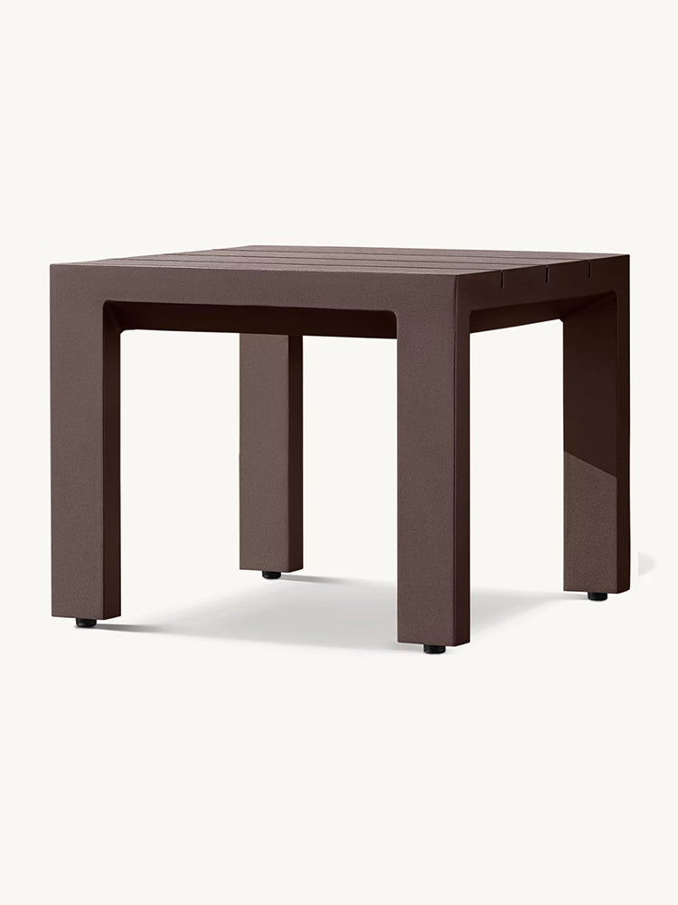 RH Rhodes Aluminum Square Side Table
