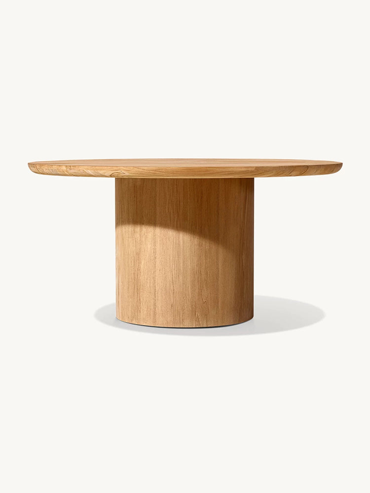 RH Oslo Teak Round Dining Table