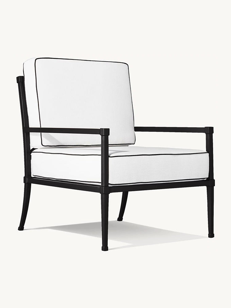 RH Trousdale Cast Aluminum Lounge Chair