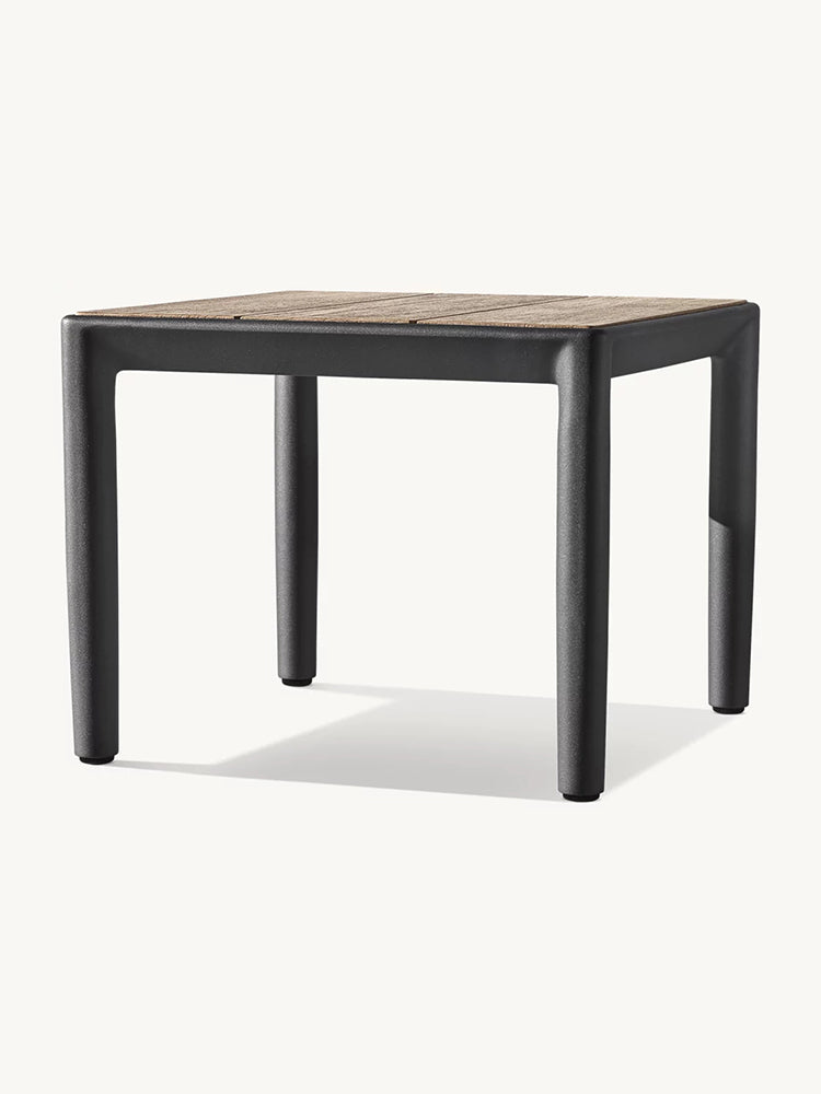 RH Marino Aluminum Square Side Table