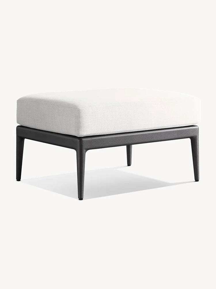 RH Laurel Ottoman