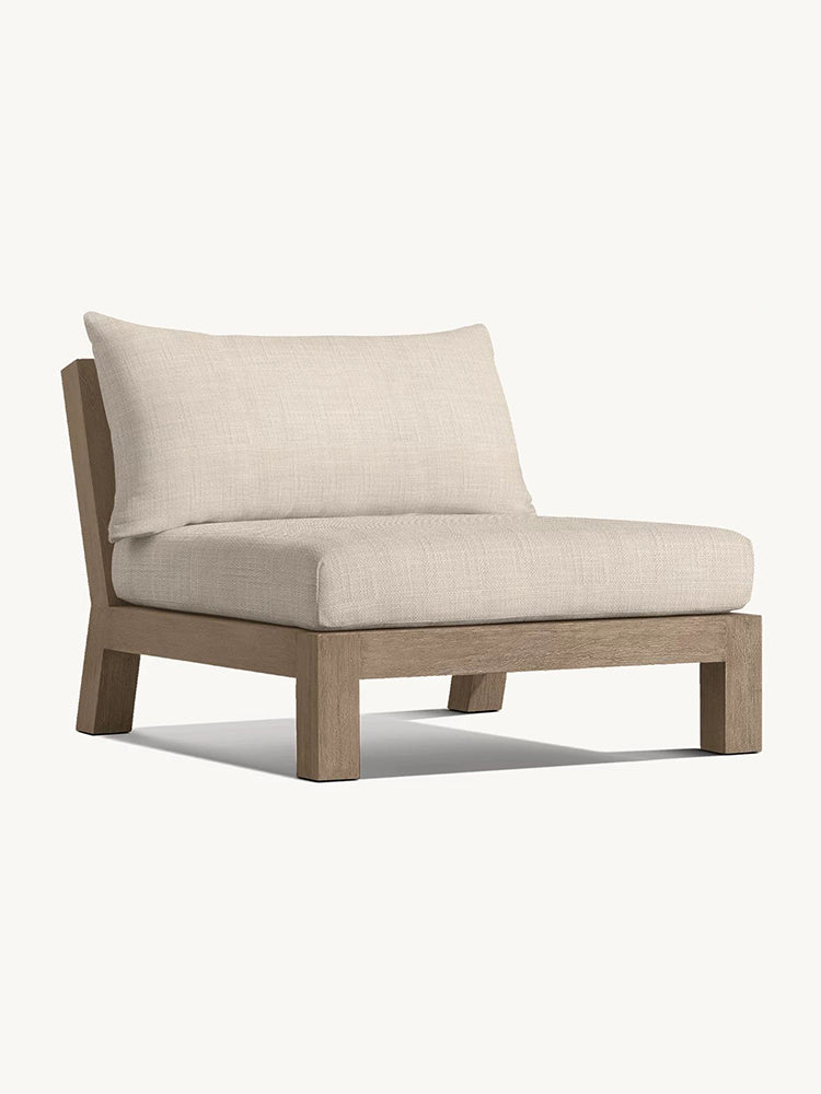 RH Merida Teak Modular Lounge Chair