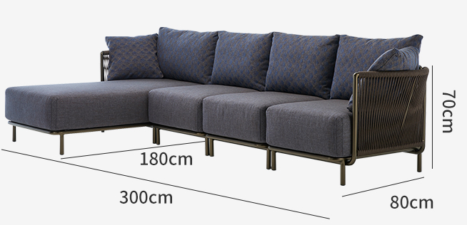 Roberti Rattan ART. 4435 sofa