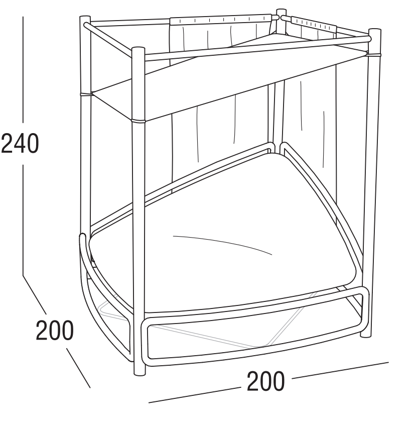 Roberti Rattan ART. 4361 60MC Day bed