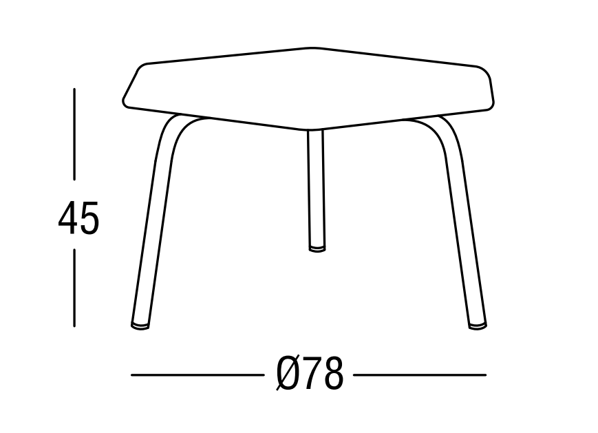 Roberti Rattan ART. 4319H Coffee Table