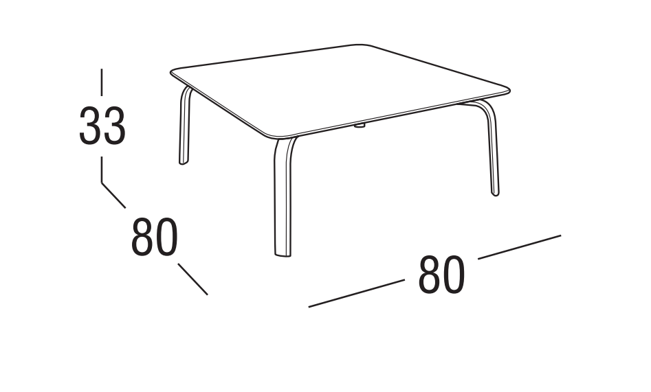 Roberti Rattan ART. 4240 Coffee Table