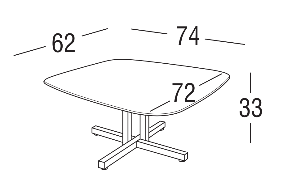 Roberti Rattan ART. 4241 Coffee Table
