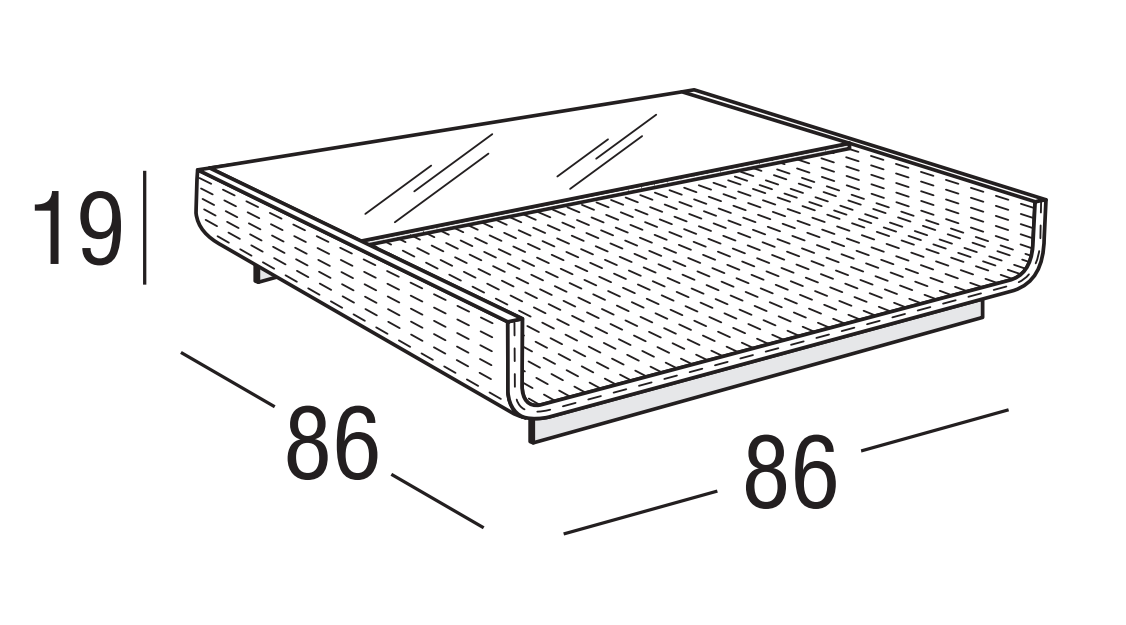 Roberti Rattan ART. 9902 Coffee Table