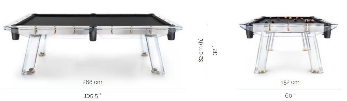 Impatia Filotto Gold Pool Table