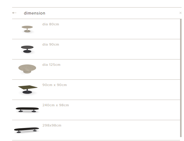 Tribu T-Table Outdoor Coffee Table