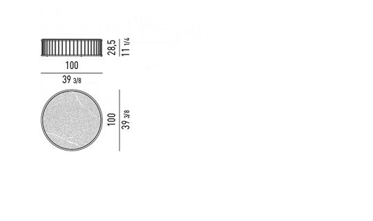 Minotti Caulfield Outdoor Coffee Table