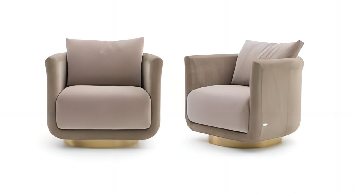 Fendi Artu Swivel Leisure Chair