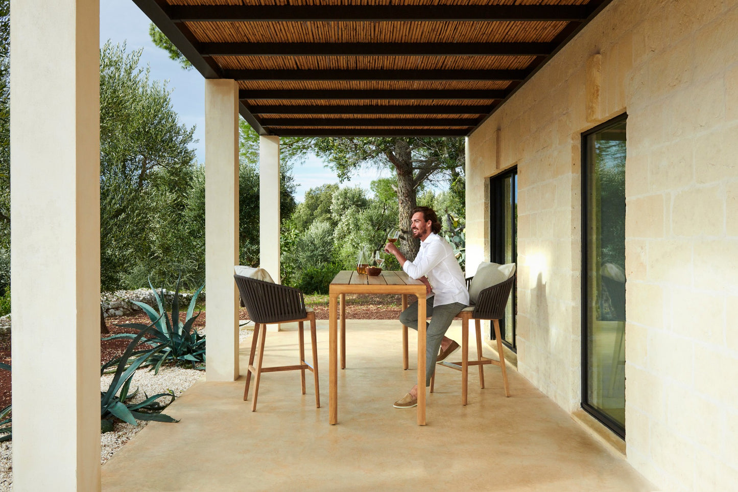 Tribu Mood Outdoor Bar Chair
