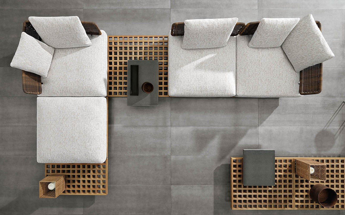 Minotti Quadrado Outdoor sofa