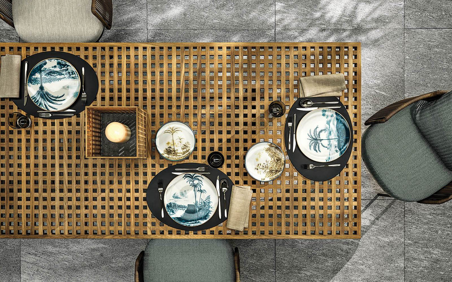 Minotti Quadrado Outdoor Dining Table