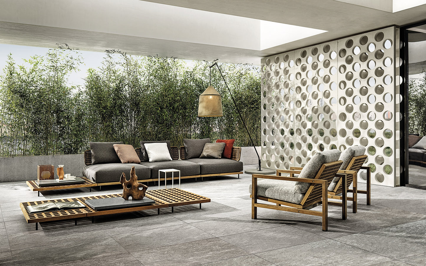 Minotti Quadrado Outdoor Lounge Chair