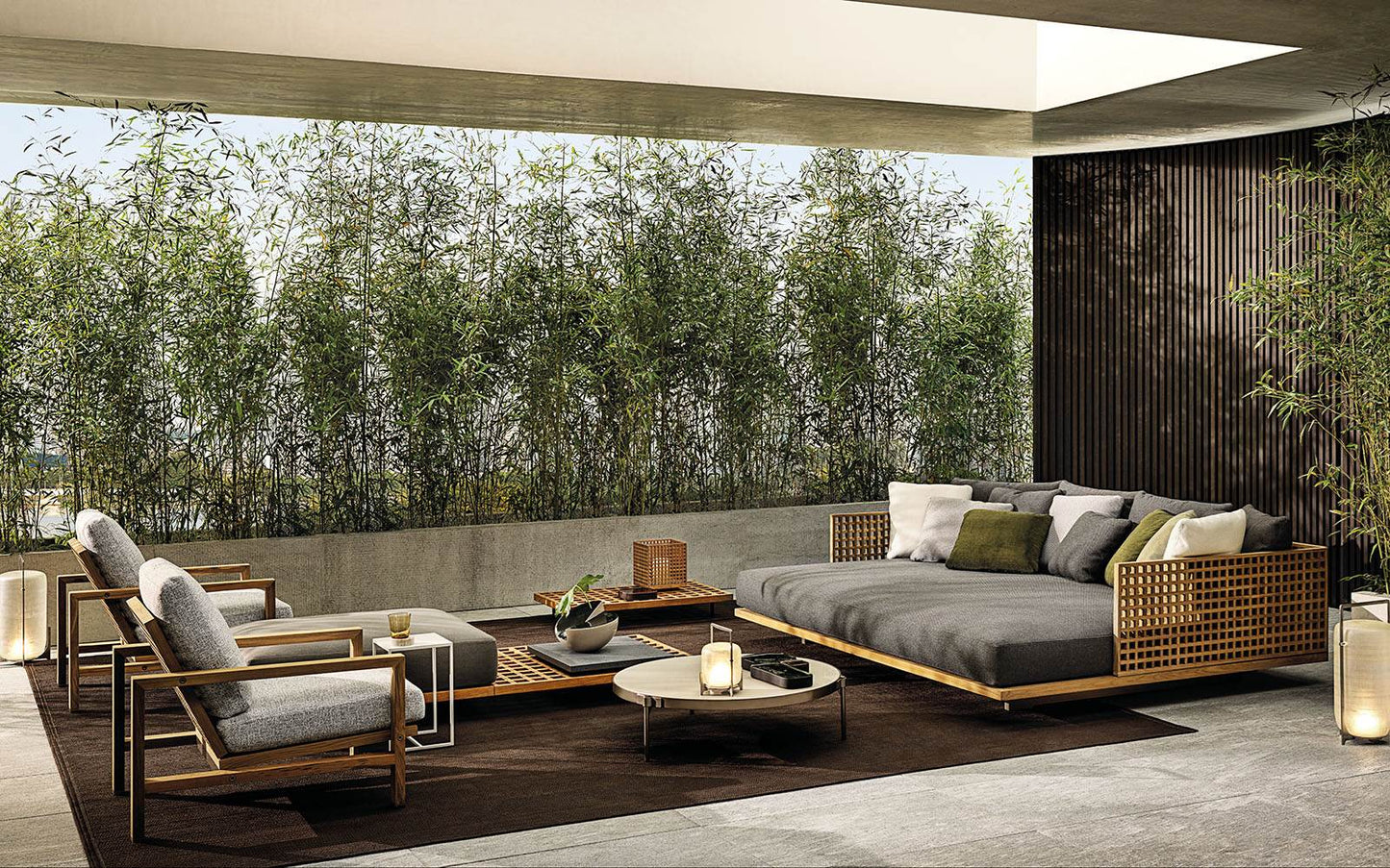 Minotti Quadrado Outdoor sofa