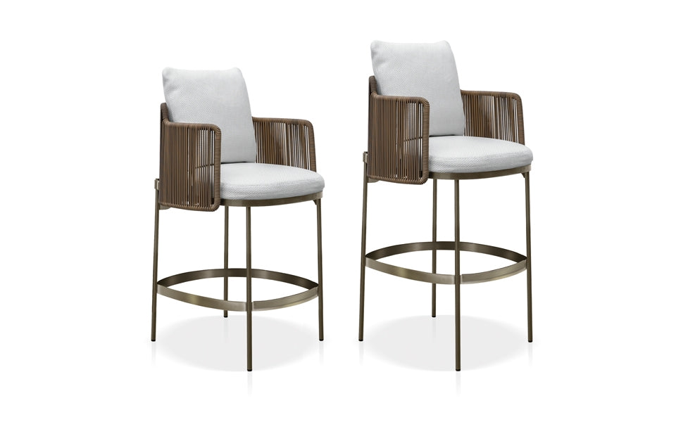 Minotti Tape Outdoor Bar Chair