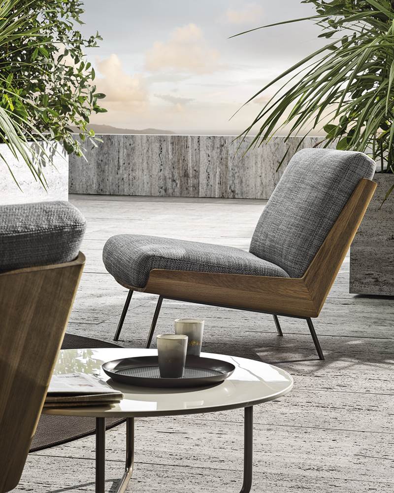 Minotti Daiki Outdoor Lounge Chair