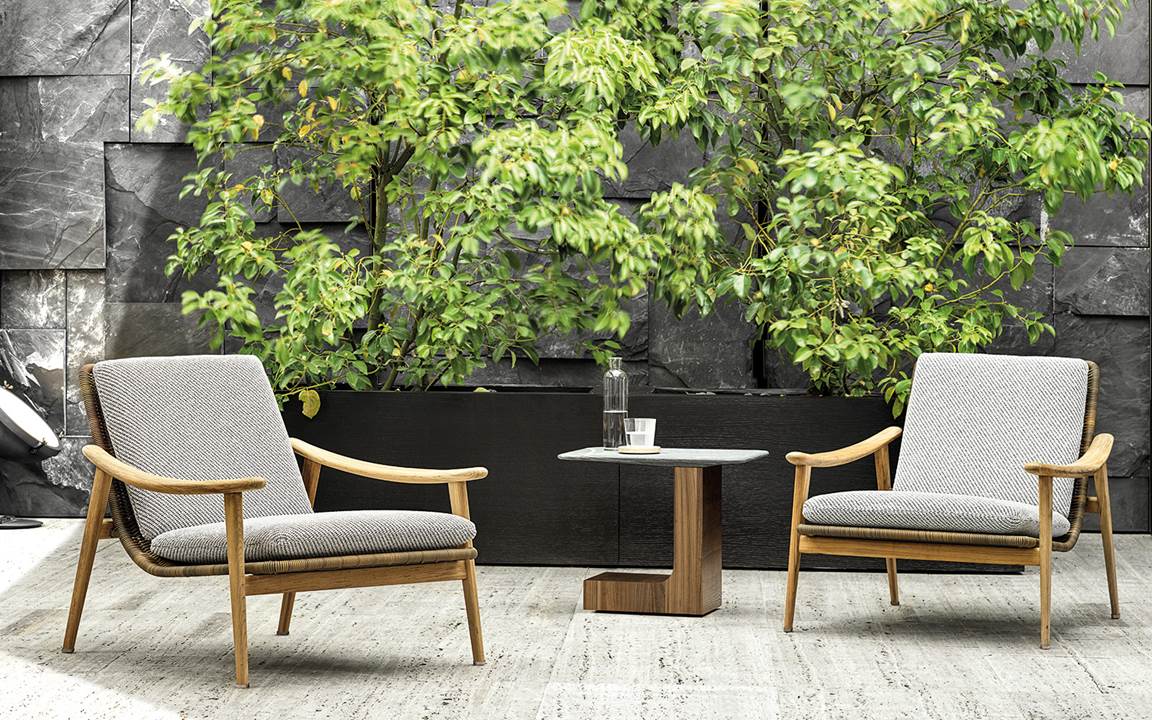 Minotti Fynn Outdoor Lounge Chair