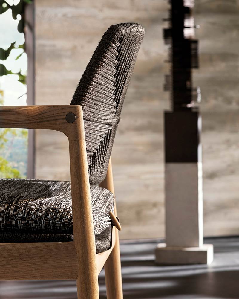 Minotti Yoko outdoor Dining Chair