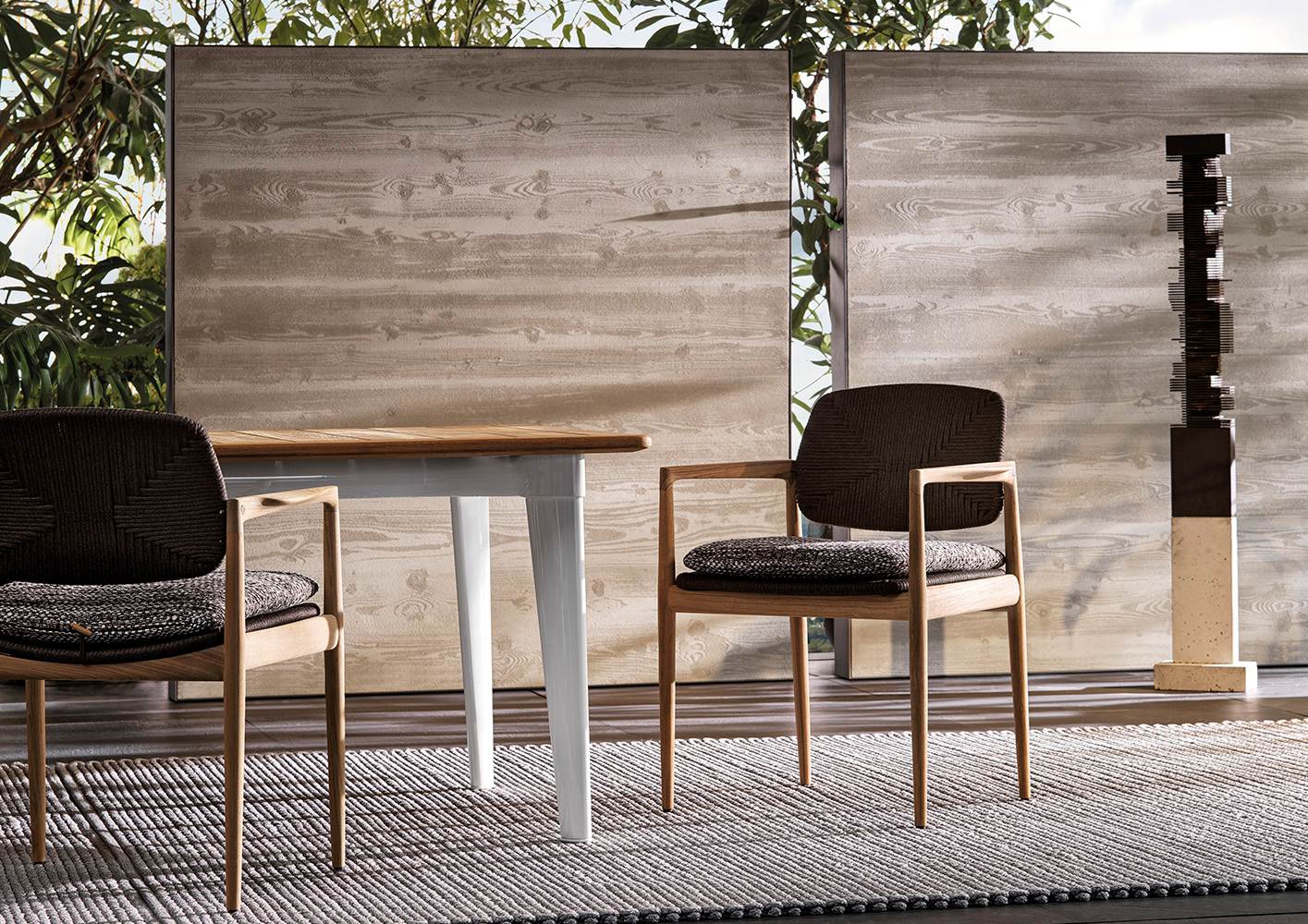Minotti Yoko outdoor Dining Chair